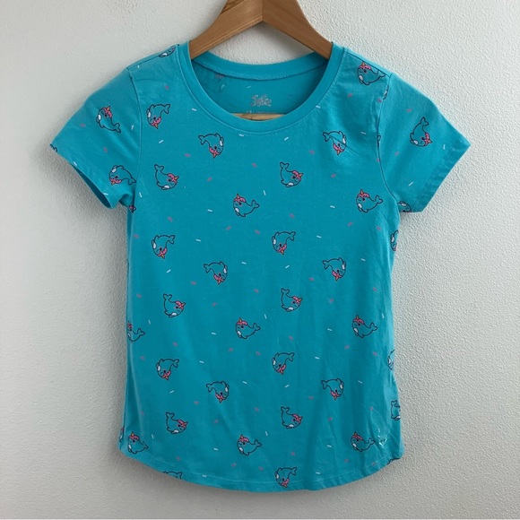 🧡 Justice | Narwhal Whale T-Shirt - Picture 1 of 6